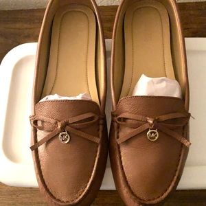 MK Brown flat loafers